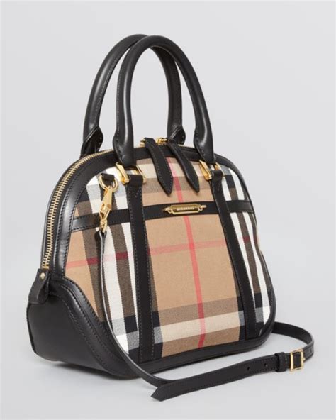 burberry small orchard sartorial house check brown|Burberry Satchel .